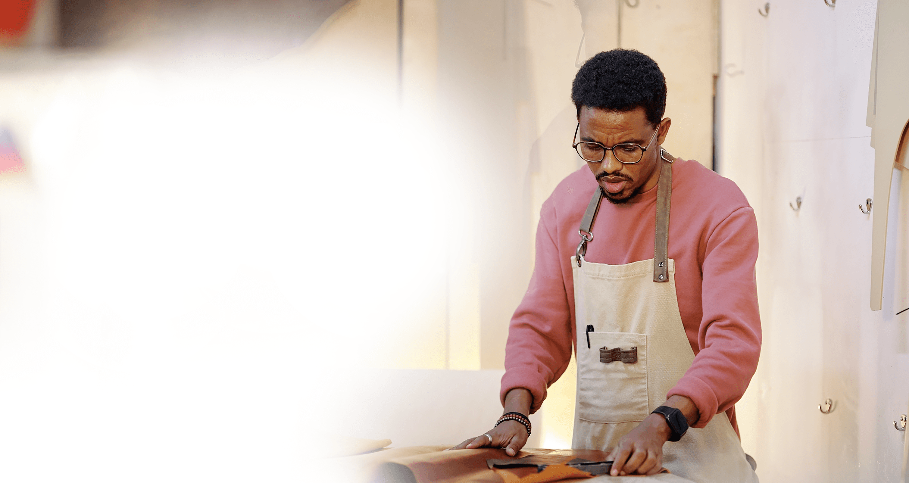 Local service professional at work in South Africa